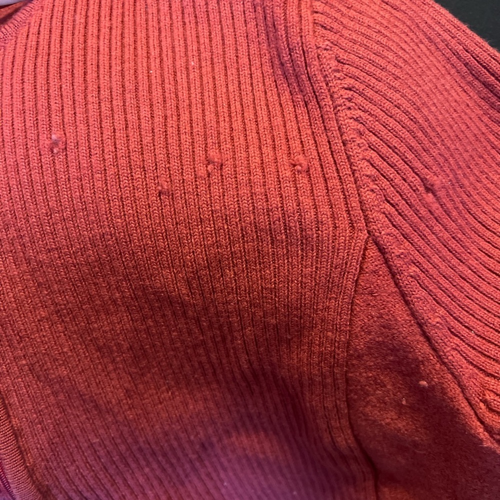 Talbots Ribbed Zip Up Sweater - Picture 4 of 4